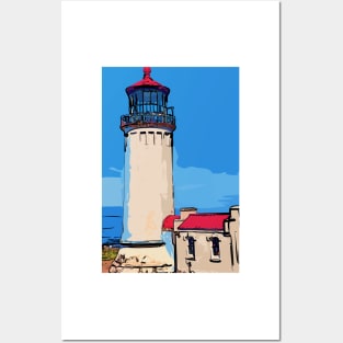 North Head Lighthouse in Abstract Posters and Art